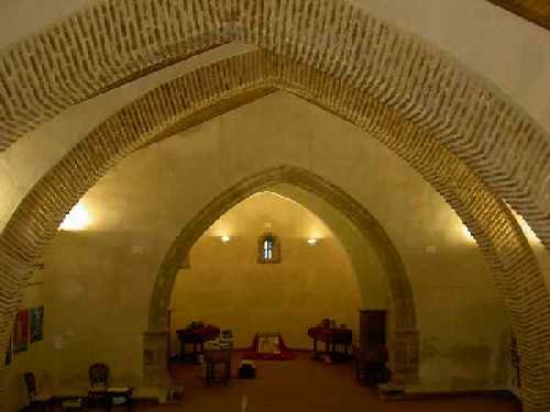 Vista interior de la ermita