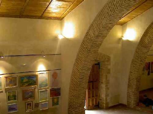 Vista del interior de la ermita