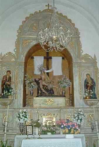 Vista del interior de la capilla