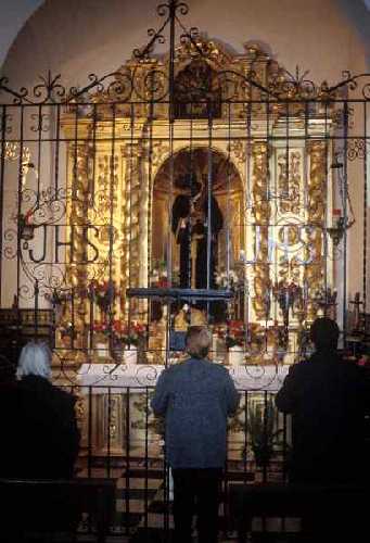 Vista del interior de la Ermita