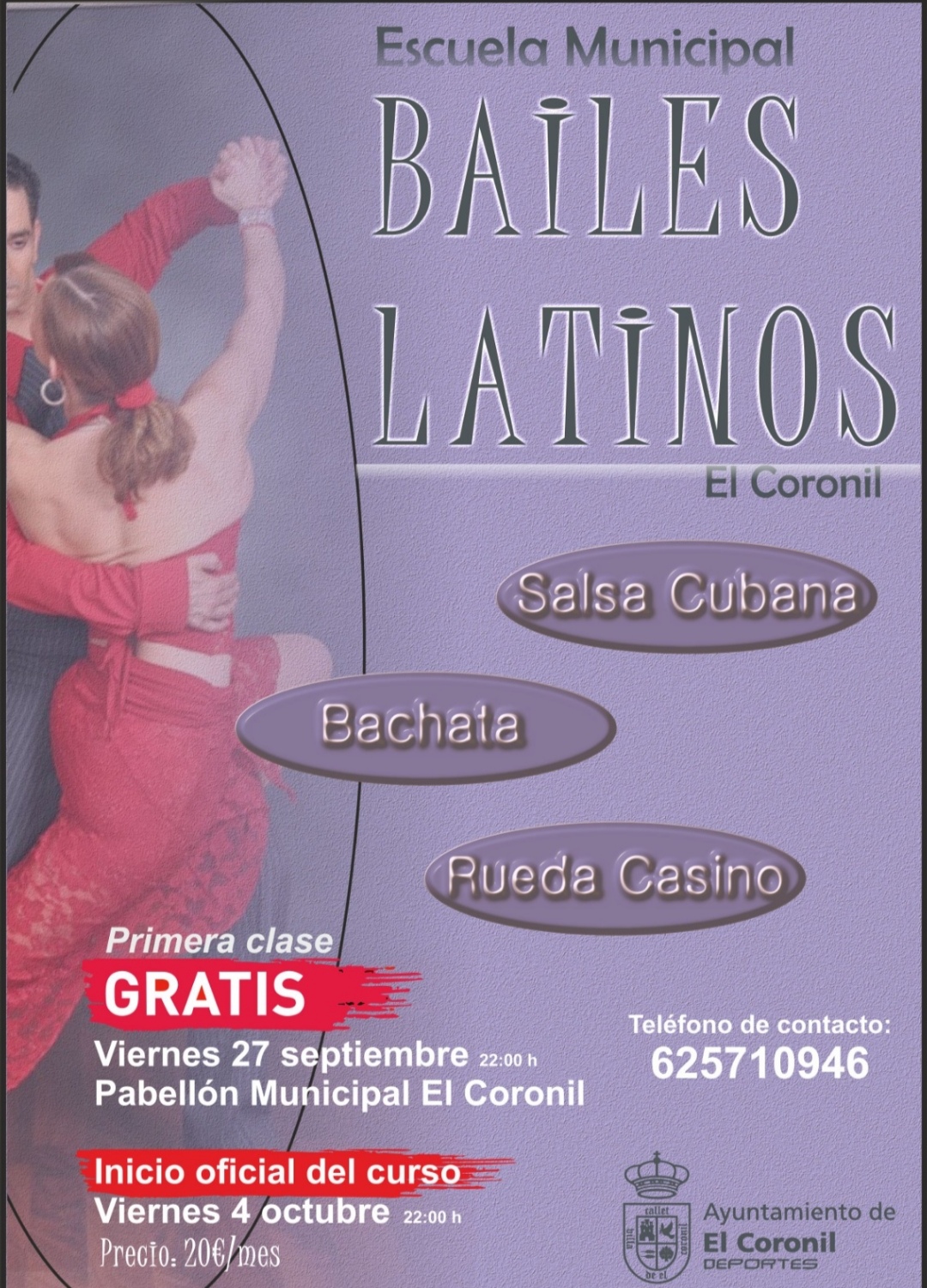 Bailes latinos en El Coronil