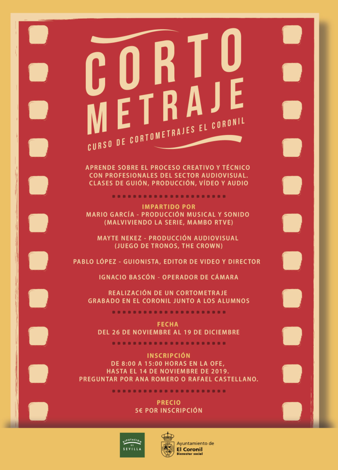 Curso de cortometraje El Coronil