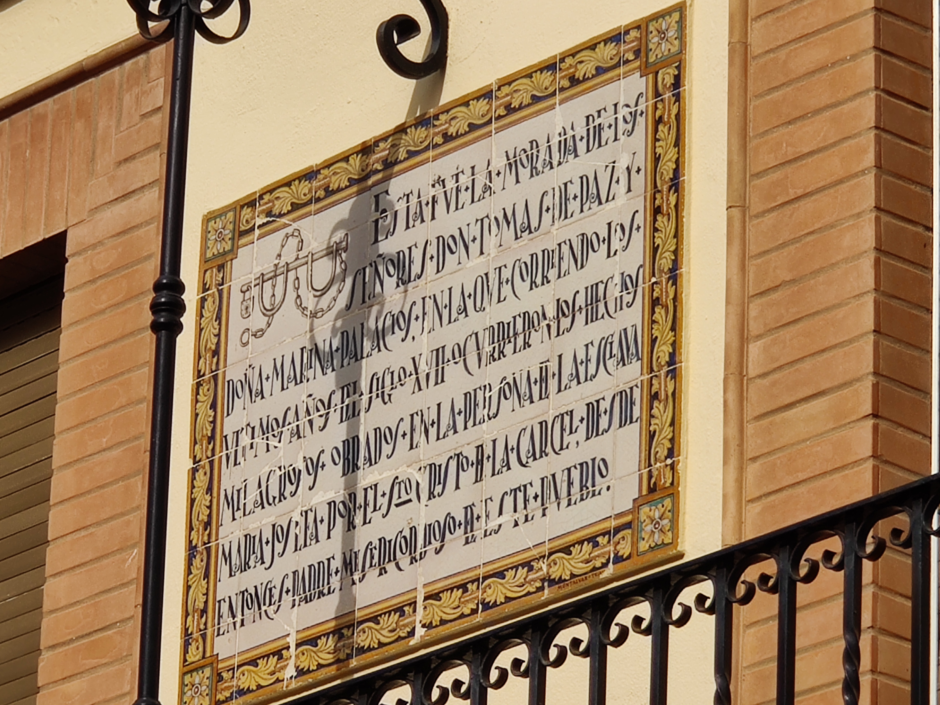 Azulejo Marina Palacios y Tomás de Paz