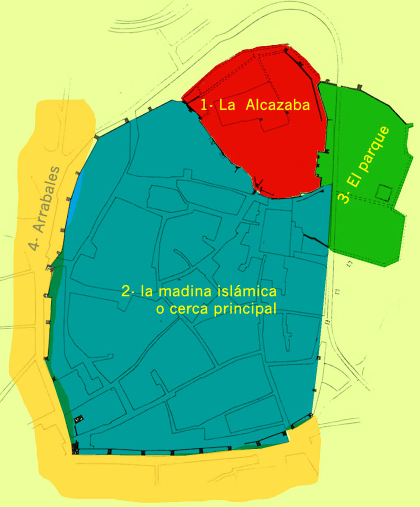 Recinto de “La Alcazaba” (Al-qasaba)