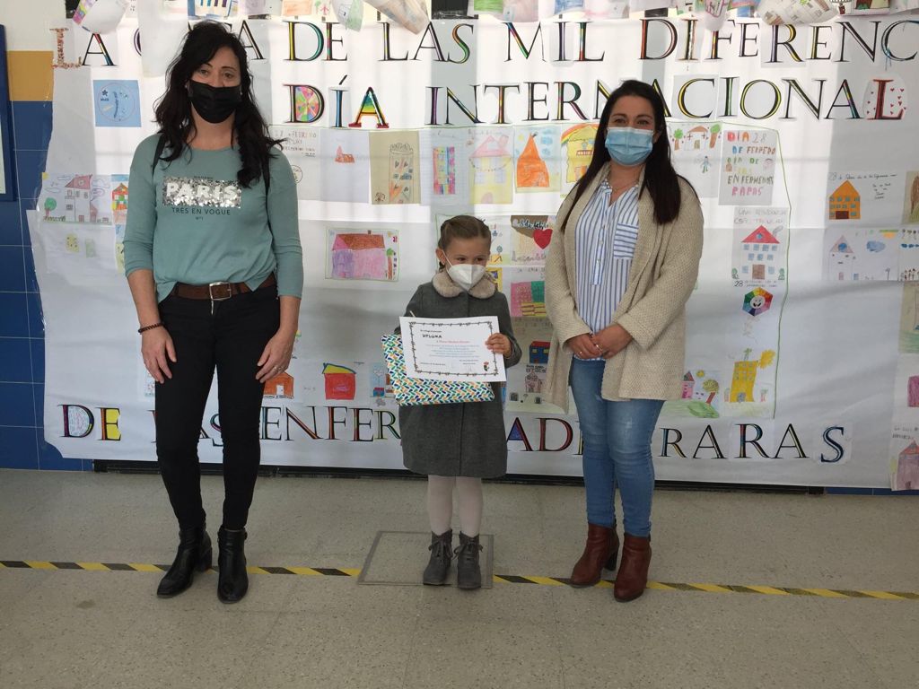 Entrega de premios a los ganadores de la categoría infantil de la XIV edición del Concurso de Marcapáginas