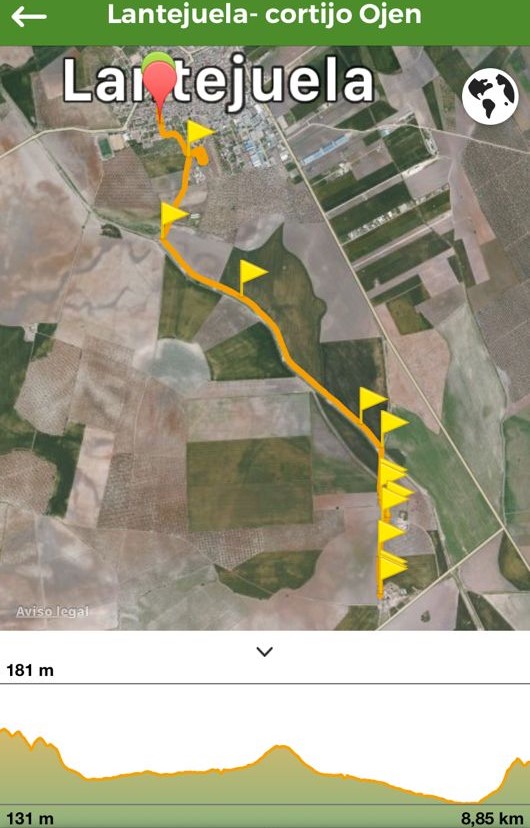 Ruta agradable por terreno llano, de dificultad baja.