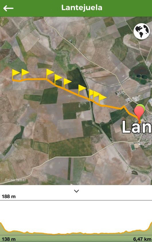 Ruta senderismo Lantejuela-Camino El Pino