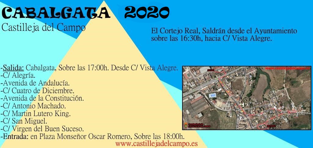 Cartel de la cabalgata